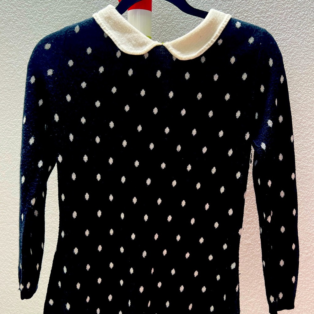 Dolce Vita black polka dot sweater size S